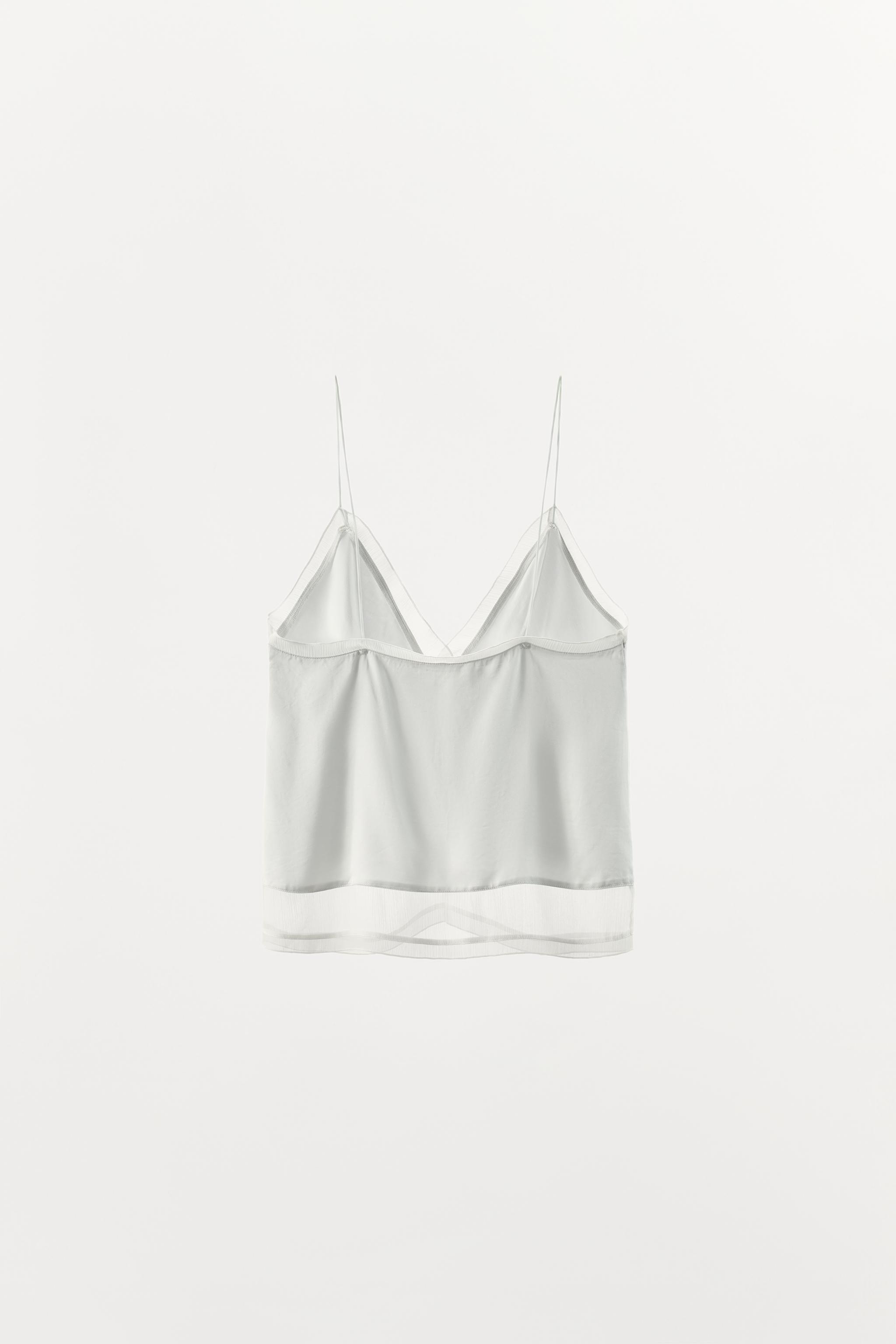 COMBINED SATIN TOP